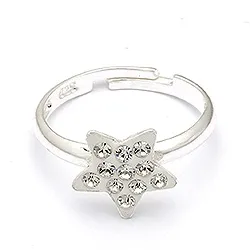 Stjerne barnering i sølv