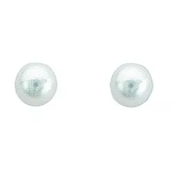 4 mm Aagaard perle øredobber i sølv