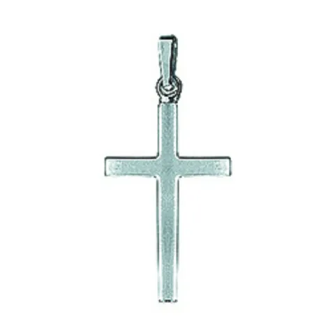 16 x 24,5 mm Aagaard kors anheng i sølv