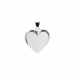13 x 11,5 mm Aagaard hjerte anheng i sølv