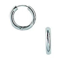 14 mm Aagaard creol i sølv