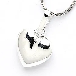 13 x 11,5 mm Aagaard hjerte anheng i sølv