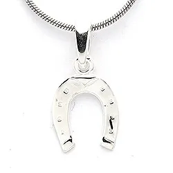 Aagaard hestesko anheng i sølv