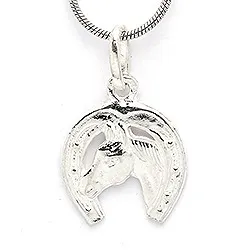 Aagaard hestesko anheng i sølv