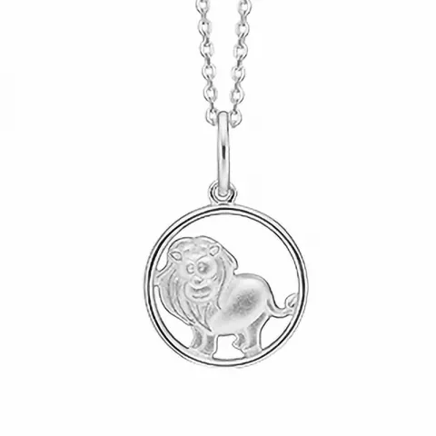 Aagaard stjernetegn løven halskjede med anheng i sølv