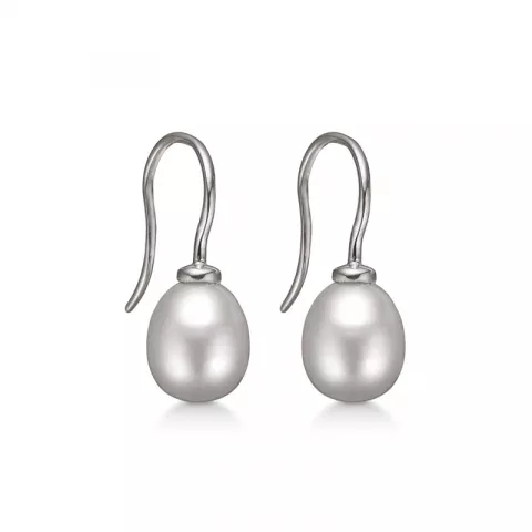 Støvring Design perle øredobber i sølv
