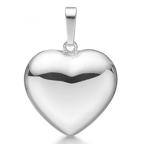 16 x 15 mm Støvring Design hjerte anheng i sølv