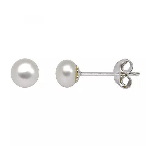 5 mm Støvring Design perle øredobber i sølv