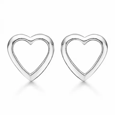 Støvring Design hjerte øredobber i sølv