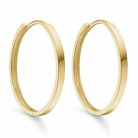 25 mm Støvring Design creol i 8 karat