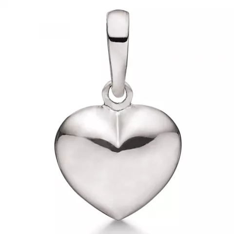12 x 10 mm Støvring Design hjerte anheng i sølv