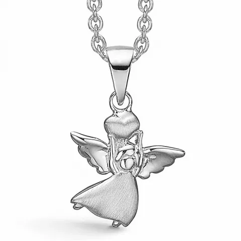 Støvring Design engel halskjede med anheng i sølv