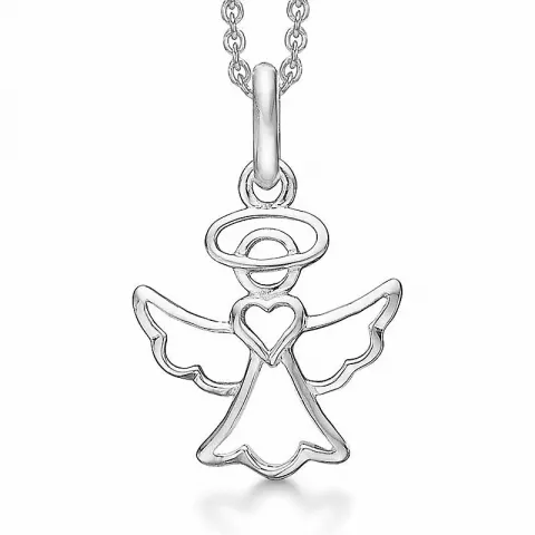 Støvring Design engel halskjede med anheng i sølv