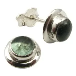 Runde ørestikker i sølv