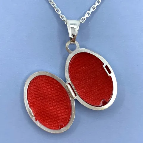 Medaljong i sølv