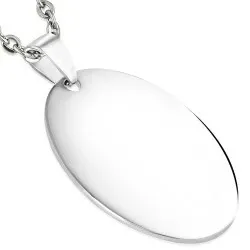 Ovalt anheng i stål