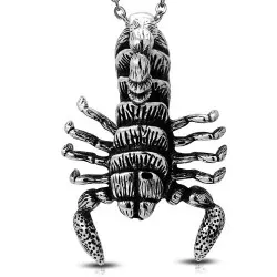 Stort skorpionen anheng i stål