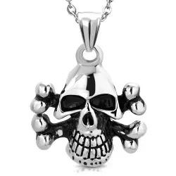 Billiige dødningehode anheng i stål