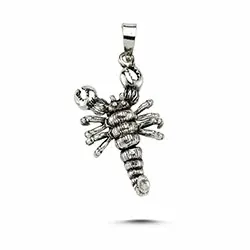 skorpionen anheng i sølv