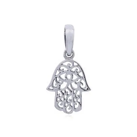hamsas hånd anheng i sølv