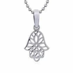 hamsas hånd anheng i sølv