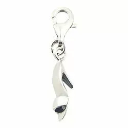 Elegant sko charm i sølv