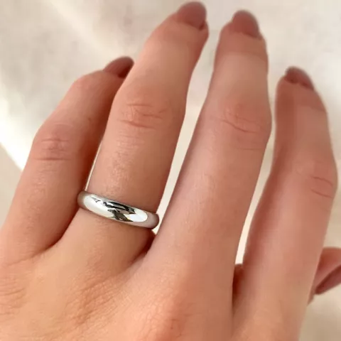 Blank ring i sølv