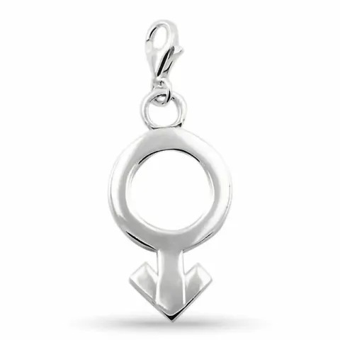 herresymbol charm i sølv 