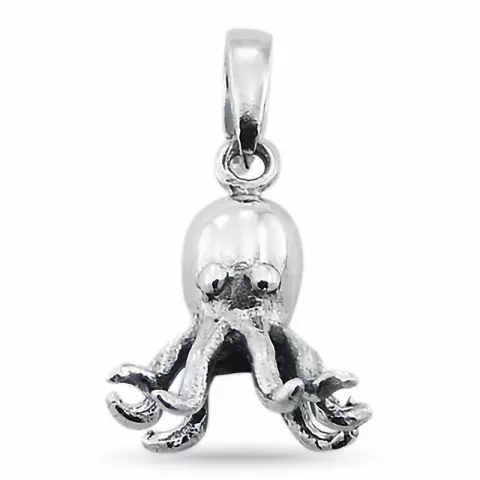 blekksprut anheng i sølv
