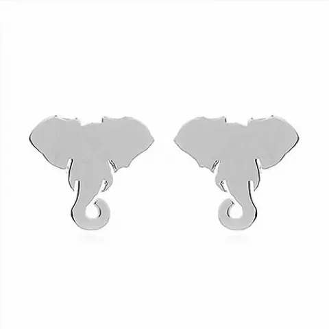 elefant ørestikker i sølv