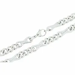 Herresmykker: armbånd i stål 21 cm x 9,6 mm