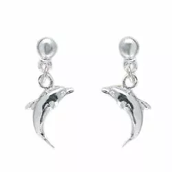 Aagaard delfin øredobber i sølv