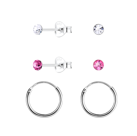 zirkon creol i sølv - Little Ones