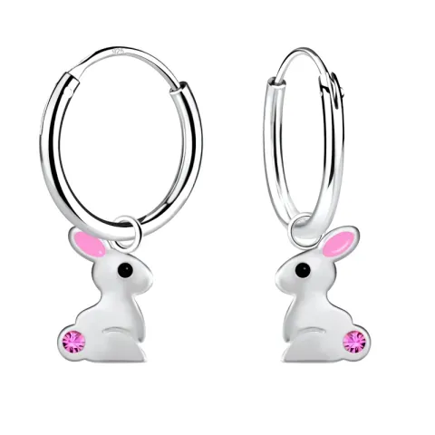 kanin krystall creol i sølv - Little Ones