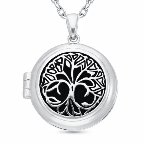 kolleksjonsprøve medaljong smykke i sølv