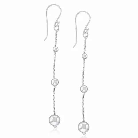 Lange kule øredobber i sølv