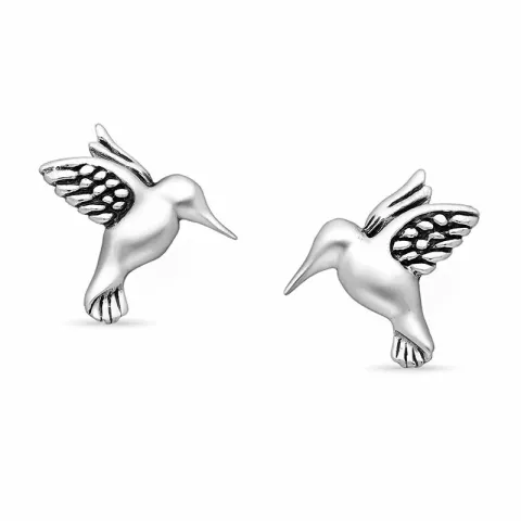 kolibri ørestikker i sølv