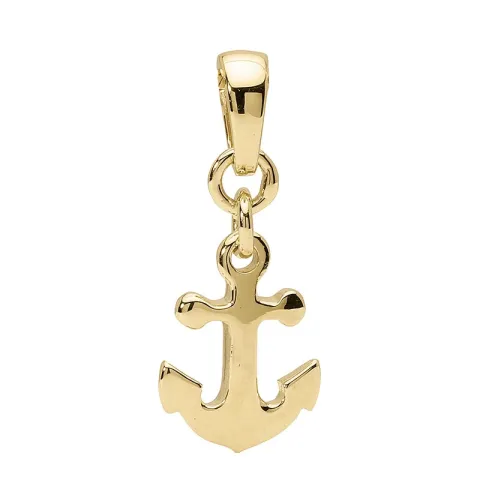 12 x 9 MM kors anheng i 9 karat gull