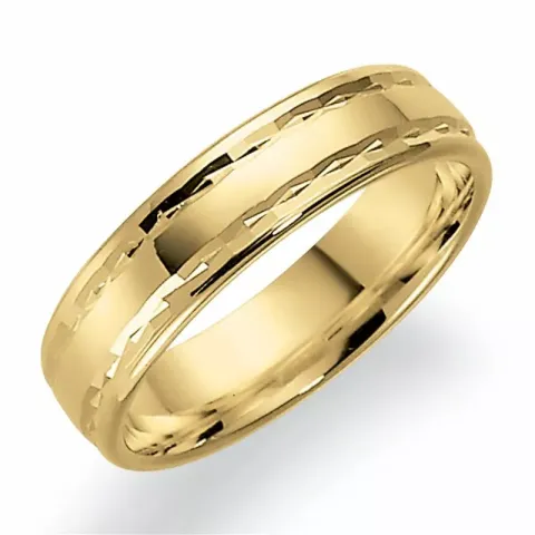 5 mm giftering i 14 karat gull