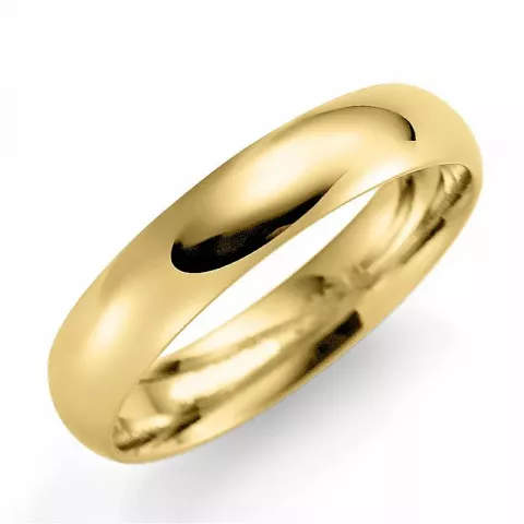 4 mm giftering i 9 karat gull