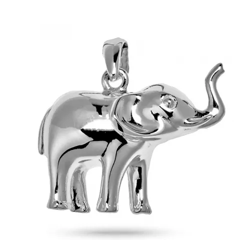elefant sølv anheng i sølv