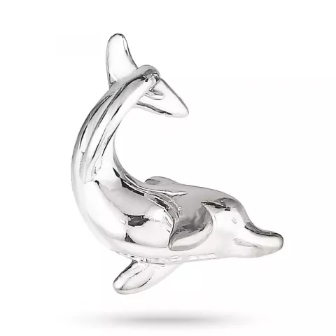 delfin anheng i rodinert sølv