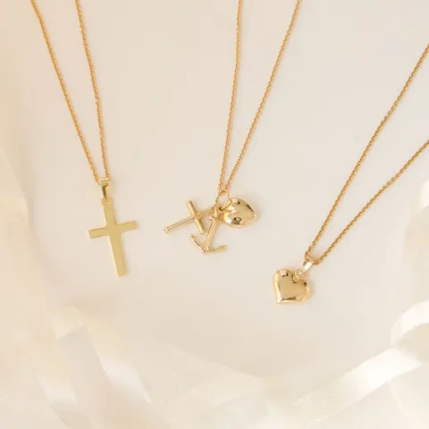 12 x 18 mm kors anheng i 8 karat - Amoré