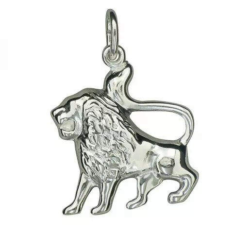 Stjernetegn løven anheng i sølv