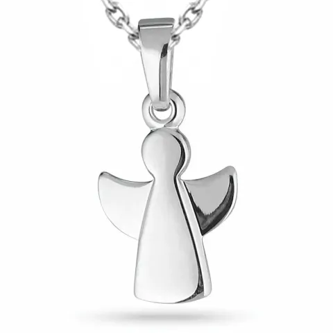 engel halskjede i sølv med anheng i sølv