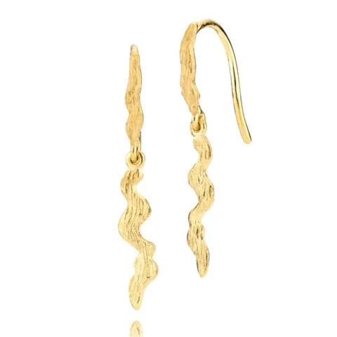 Sistie Ophelia øredobber i forgylt sølv