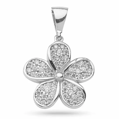 kolleksjonsprøve blomst anheng i sølv