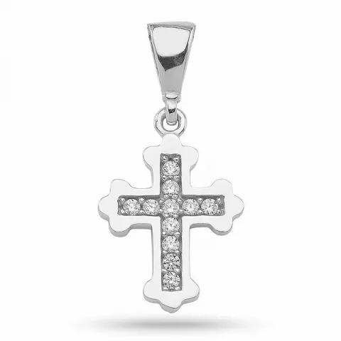 kolleksjonsprøve kors anheng i sølv