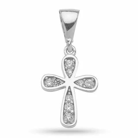 kolleksjonsprøve kors anheng i sølv