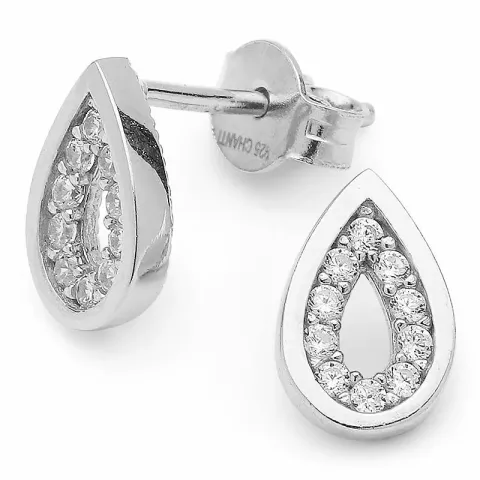 kolleksjonsprøve dråpe ørestikker i sølv